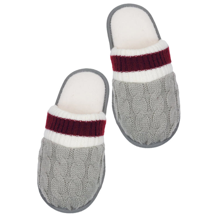 Cable Knit Work Indoor Slippers