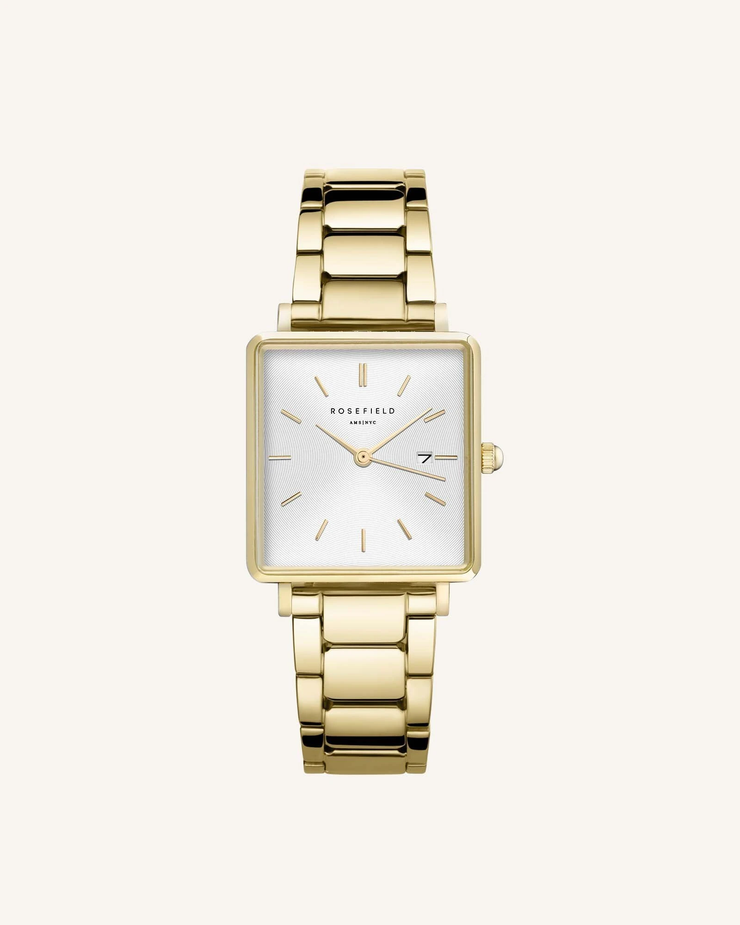 The Boxy White Sunray Steel Gold (QWSG-Q041)