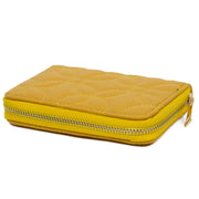 SMALL QUILTED ZIPPER WALLET