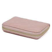 SMALL QUILTED ZIPPER WALLET