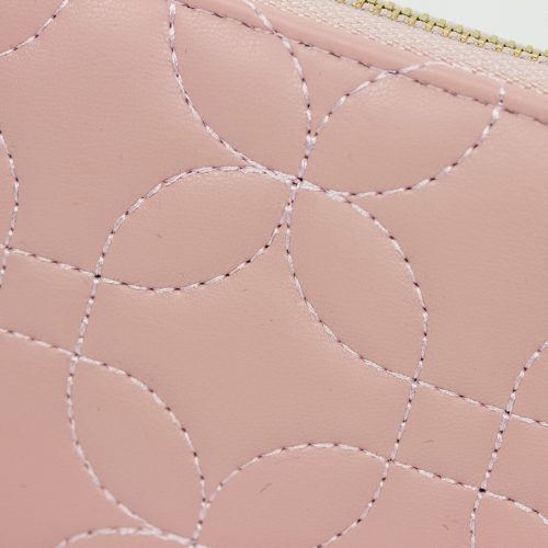 SMALL QUILTED ZIPPER WALLET