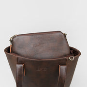 Combo Sanias Handmade Leather Shoulder Bag + Sling Bag