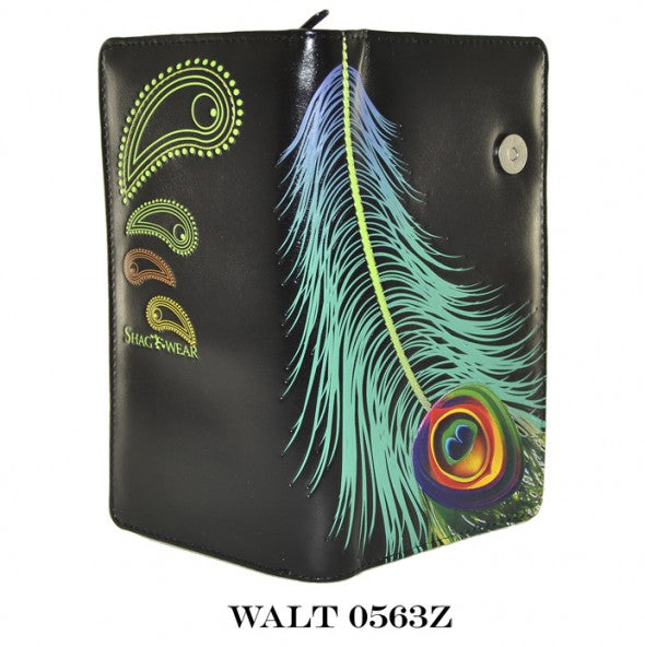 Large Wallet- Walt 0562z Peacock F