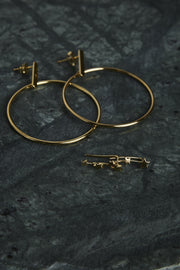 Hoop Bar Earrings (JHBEG-J072)
