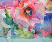 Scarf-Watercolor Flower