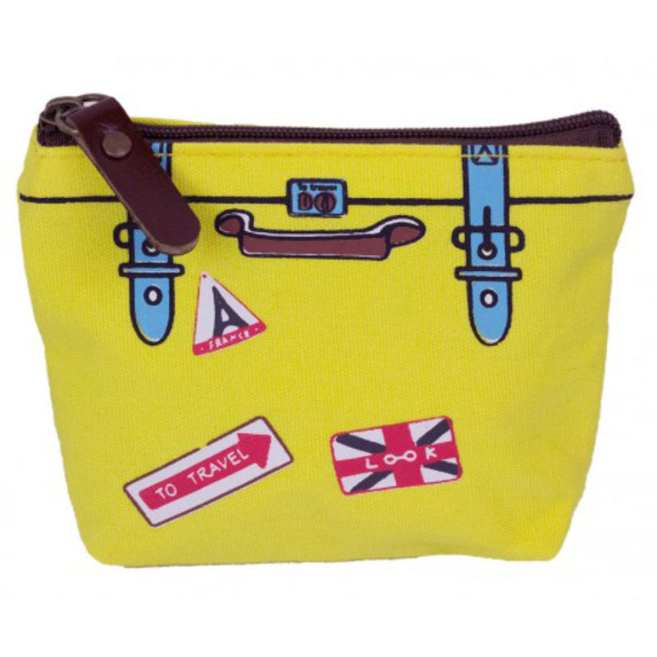 Travel Yellow Coin Purse