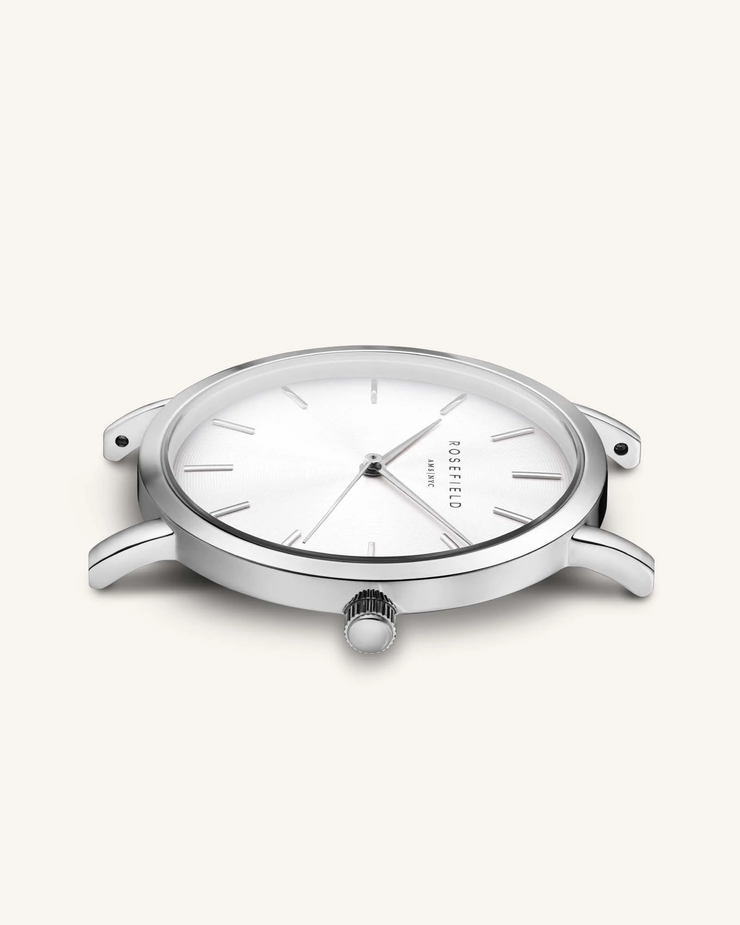 The Tribeca White Sunray Steel Silver (TWSS-T62)