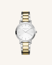 The Tribeca White Sunray Steel Silver Gold Duo (TWSRG-T63)