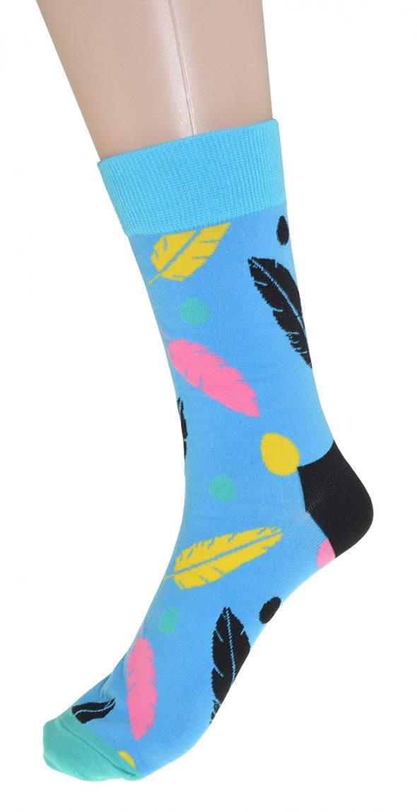 Socks W/ Feather