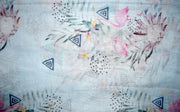 Scarf- Flamingo- Blue