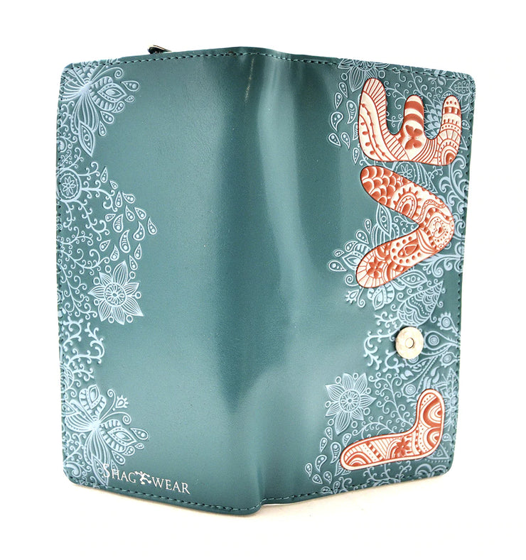 Large Wallet- Vinage Love Pattern